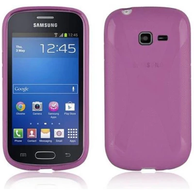 Afbeelding van Cadorabo Hoesje geschikt voor Samsung Galaxy TREND LITE in LILA VIOLET Beschermhoes gemaakt van flexibel TPU silicone Case Cover