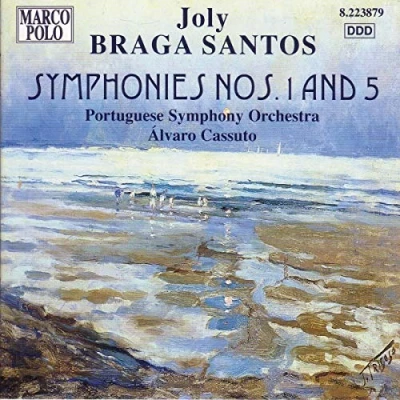 Afbeelding van Portuguese Symphony Orchestra Santos: Symphonies Nos. 1 &amp; 5 (CD)