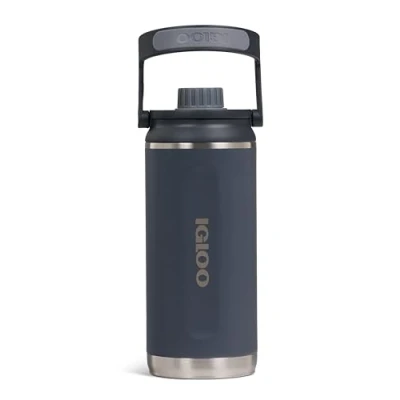 Afbeelding van IGLOO Twist &#039;n&#039; Chug Drinkfles zwart 1 liter Thermosfles