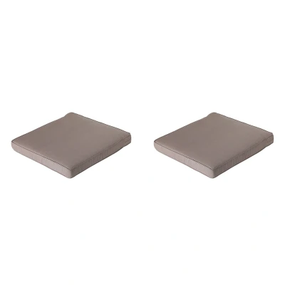 Afbeelding van Madison Lounge Profi Line Zitkussen Panama taupe Ca. 60x60 cm Set van 2