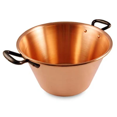 Image de BAUMALU Bassine a gelée cuivre 26,5 cm 12/10eme anses fonte