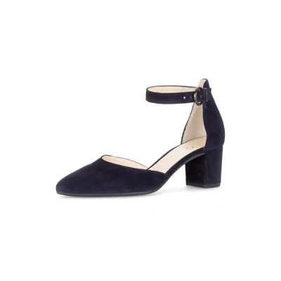 Afbeelding van Gabor Klassieke pumps, Dames, Maat: 37.5, Blau Veloursleer