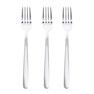 Afbeelding van Set dessertvorken San Ignacio Root SG7780 Mat 3 Onderdelen