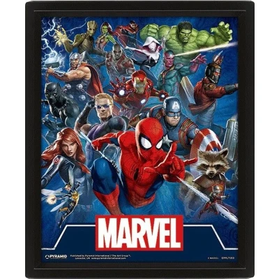 Afbeelding van Marvel Cinematic Icons 3D Lenticular Poster