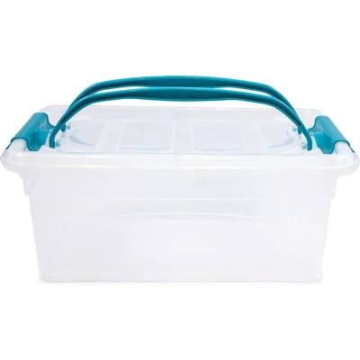 Afbeelding van Whitefurze Carry Box Afsluitbaar 5 liter Polypropyleen Transparant