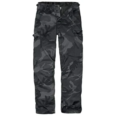 Afbeelding van bw online shop Rangerbroek voor heren, legerbroek, veldbroek, camouflage (dark camo), M