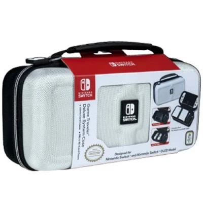 Image de Pochette de transport rigide Nacon pour Nintendo Switch/Nintendo Switch (modèle OLED) Blanc