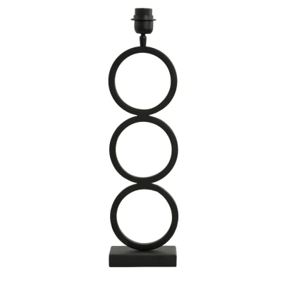 Afbeelding van Light&amp;living Lampvoet 15x10x51 cm STELIOS mat zwart
