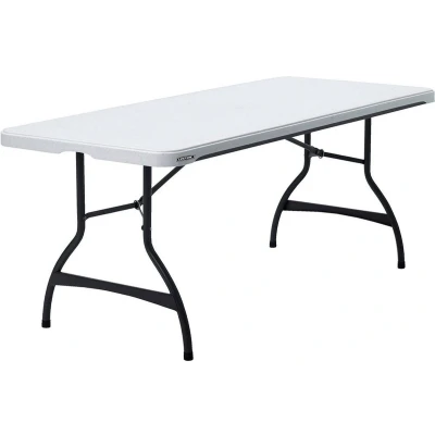 Afbeelding van Vouwtafel Lifetime Wit Staal Plastic 182 x 73,5 76 cm