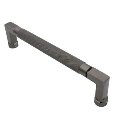 Afbeelding van Messtique Deurgreep &quot;Knurled&quot; 217mm Antraciet