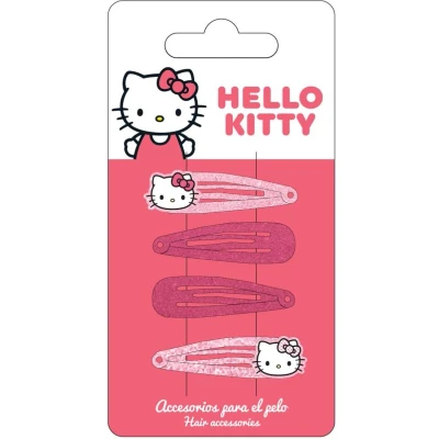 Afbeelding van Haarclips 4 Stuks Hello Kitty