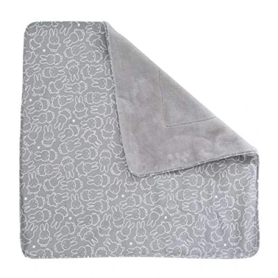 Afbeelding van roba Miffy® Babydeken, ultrazacht, 80 x cm, pluizige fleece zijde + 100% katoen, motief konijn