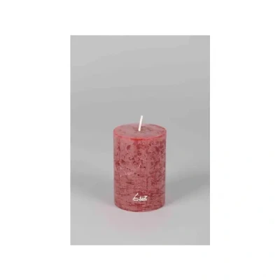 Afbeelding van Rasteli Luz Your Senses Stomp Kaars Rood D 7 cm H 10 Voordeelaanbod Per 2 Stuks