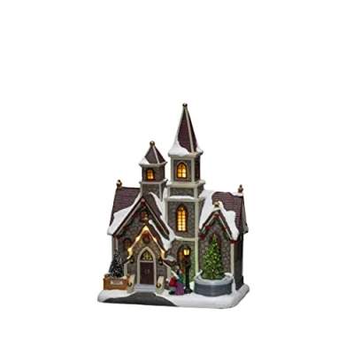 Afbeelding van Konstsmide 4251 000 LED decor Kerk Meerkleurig Bont Schakelaar, Muziek