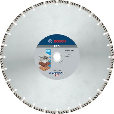 Afbeelding van Bosch Accessories 2608615073 Standard for Universal Speed Diamanten doorslijpschijf Diameter 400 mm Boordiameter 20 1 stuk(s)