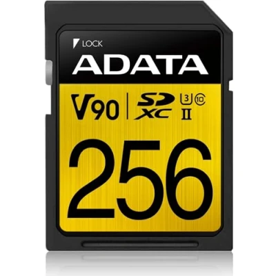 Afbeelding van Adata SDXC UHS II CL10 U3 256GB SD V90 4K/8K
