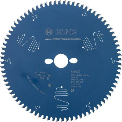 Image de BOSCH 2608644361 lame de scie circulaire Expert pour HPL 260 x 30 2.8 mm, 80T