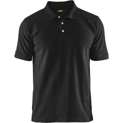 Afbeelding van Blaklader Poloshirt piqué 3324 1050 Zwart 4XL