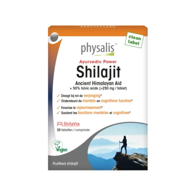 Afbeelding van Physalis Shilajit Tabletten 30TB