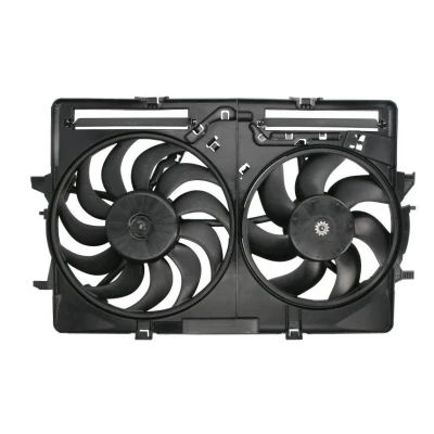 Afbeelding van NRF 47938 Radiator Ventilator 381 12 Met ventilatorraamwerk besturingseenheid AUDI: A4 B8 Avant, Q5, Saloon, PORSCHE: Macan