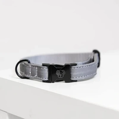 Afbeelding van Kentucky Halsband Reflective Grijs XL