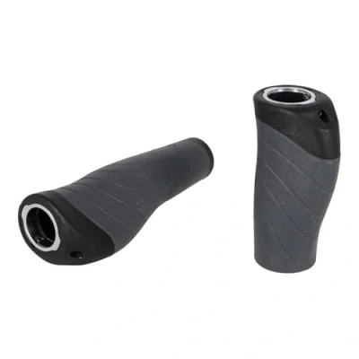 Afbeelding van XLC GR S04 Ergo Handvatten Fiets Zwart/Grijs 92mm 135mm