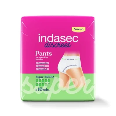 Afbeelding van Incontinentie Luiers Pant Super Talla Mediana Indasec (10 uds)