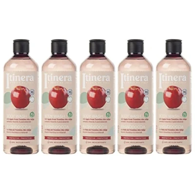 Afbeelding van ITINERA Appel Trentino beschermende douchegel, 95% natuurlijke ingrediënten, 370 ml x5