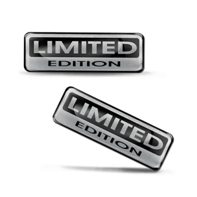 Afbeelding van Skino Eu® KS 87 Set van 2 3D gelstickers, gelimiteerde oplage, voor auto, motorfiets, fiets, skateboard, raam, deur, pc, tablet en laptop