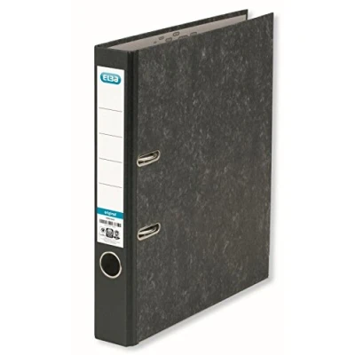Afbeelding van Ordner Elba Smart Original A4 50mm karton zwart gewolkt