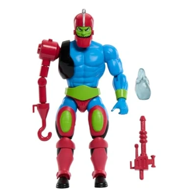 Afbeelding van Masters of Universe Origins Cartoon Collection Onzichtbare Skelet Actiefiguur 14 cm uit de tv serie jaren 80, transparant en gedetailleerd ontwerp gezichtsplaat, JBM86