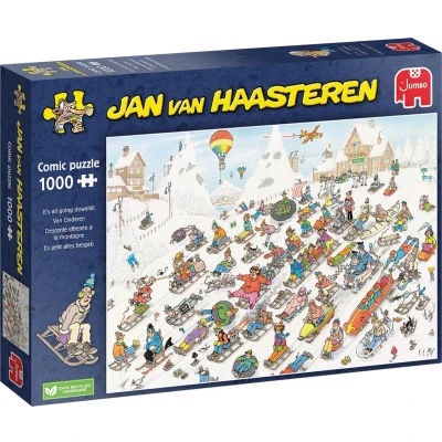 Afbeelding van Jan Van Haasteren Puzzel Onderen! 1000 Stukjes