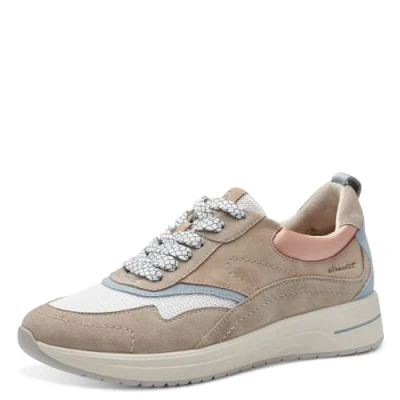 Afbeelding van Tamaris Sneakers laag, Dames, Maat: 39, Sky comb Textiel