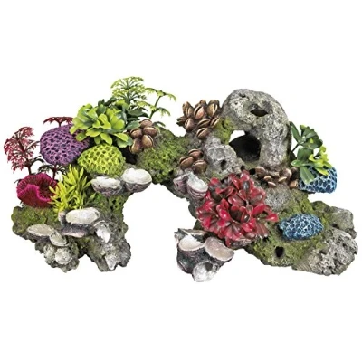 Afbeelding van Nobby aqua deco koraal met planten 28 x 12 13,5 cm
