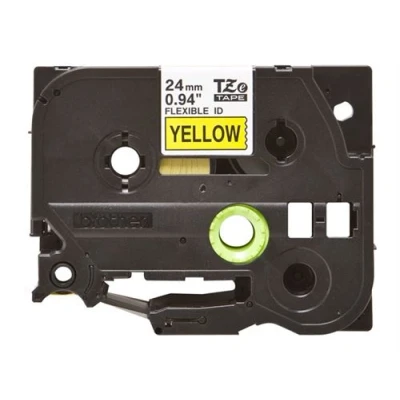 Image de Brother TZe FX651 Noir sur jaune Rouleau (24 cm x 8 m) 1 cassette(s) ruban flexible pour PT D600; P Touch 3600 D610 D800 E550 P750 P900 P950; EDGE
