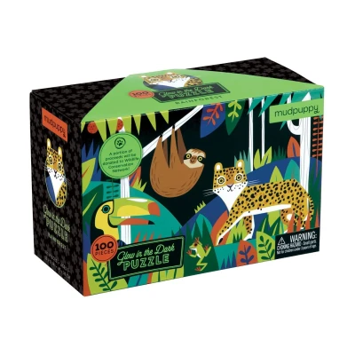 Afbeelding van Jungle puzzel glow in the dark Mudpuppy