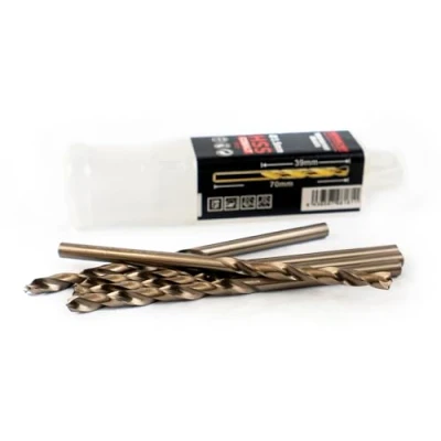Afbeelding van Ferrcan Metaalboor HSS DIN338 M35 5% kobalt Turbomax voor boren in roestvrij staal, ijzer en andere metalen 5 stuks per maat (3,5 mm)