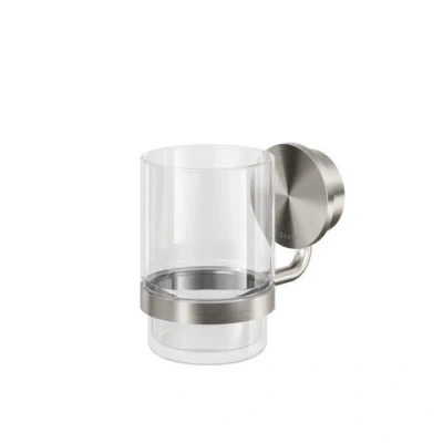 Afbeelding van Geesa Opal glashouder met glas RVS geborsteld