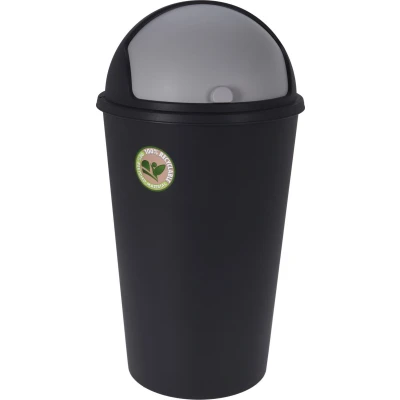 Afbeelding van Storage Solutions Prullenbak 25L gerecycled kunststof zwart