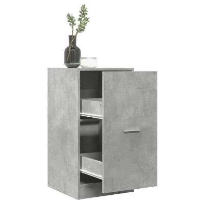 Afbeelding van vidaXL Apothekerskast 40x41x77,5 cm bewerkt hout betongrijs