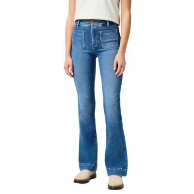 Image de Wrangler Jean évasé pour femme, Raven, 32W / 34L