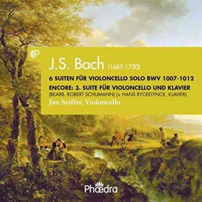 Afbeelding van Jan Sciffer Bach 6 Suiten Für Violoncello Solo / Suite 3 (2 CD)