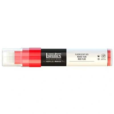 Afbeelding van Liquitex Marker, brede punt, fluorescerend rood