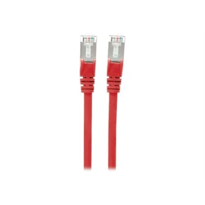 Image de Intellinet Network Patch Cable, Cat6, 20m, Red, Copper, S/FTP, LSOH / LSZH, PVC, RJ45, Gold Plated Contacts, Snagless, Booted, Lifetime Warranty, Polybag Cordon de raccordement RJ 45 (M) pour 20 m SFTP, PiMF CAT 6 sans halogène, mou