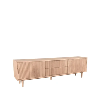 Afbeelding van LABEL51 Tv meubel Jule Naturel Eiken 200 cm