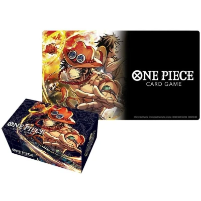 Afbeelding van One Piece Playmat and Storage Box: Portgas D. Ace