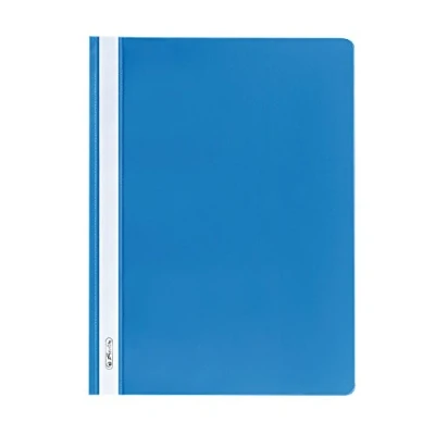 Afbeelding van Herlitz 10386951 ordner A4, PP, transparante voorkant, 10 stuks, paars, lichtblauw