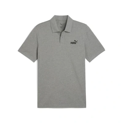 Image de PUMA Essentials No. 1 Logo Pique Polo Men, Vêtements, Medium Gris Heather, 3XL