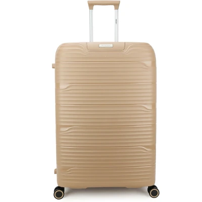 Afbeelding van Decent Explorer Trolley 77 champagne Harde Koffer