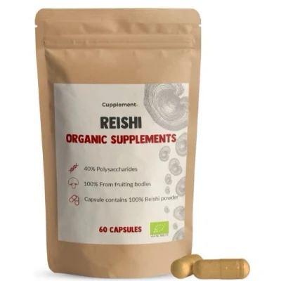 Afbeelding van Cupplement Reishi Supplements Capsules 60capsules